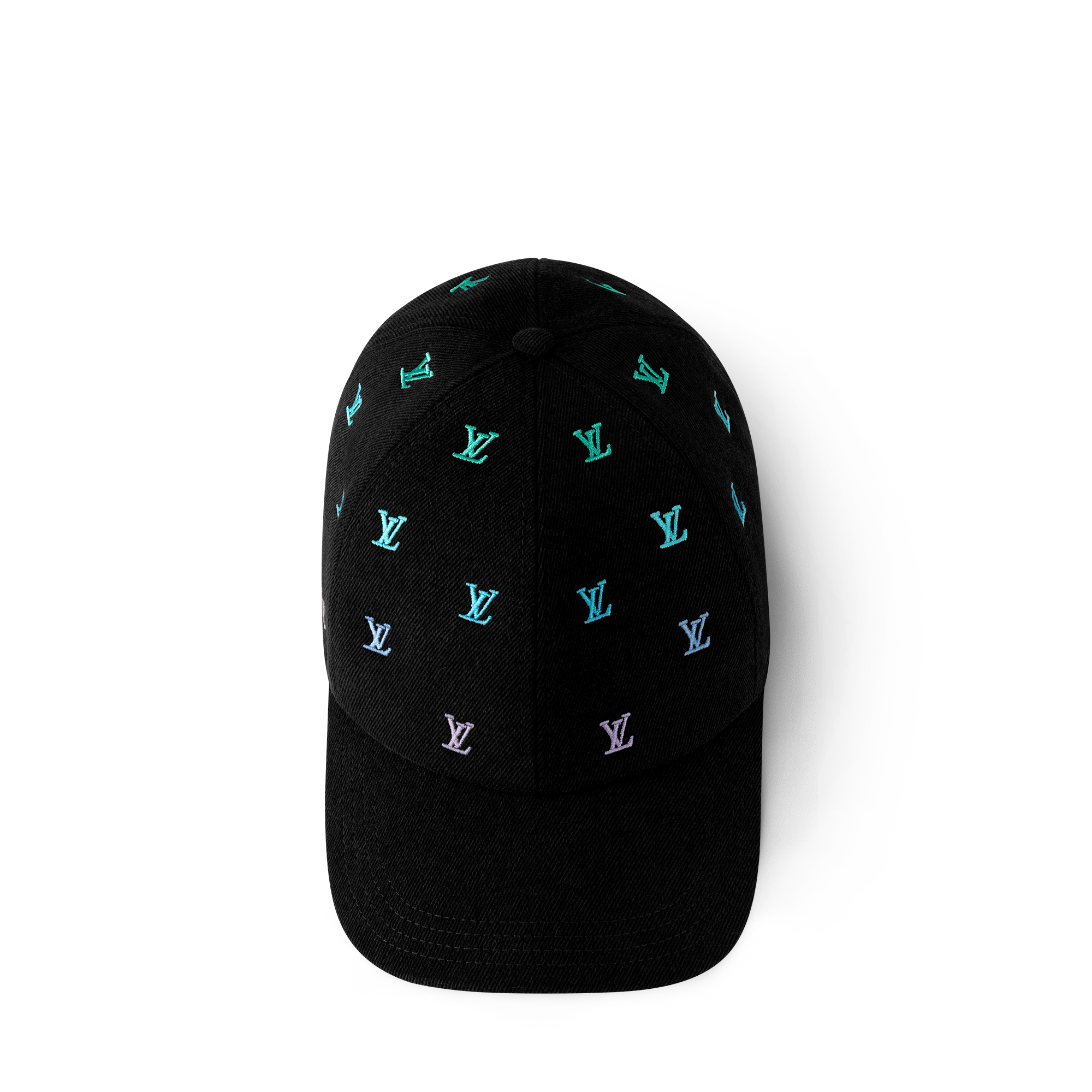 LV Blason Shading Denim Cap S00 - Men - Accessories | LOUIS VUITTON ®